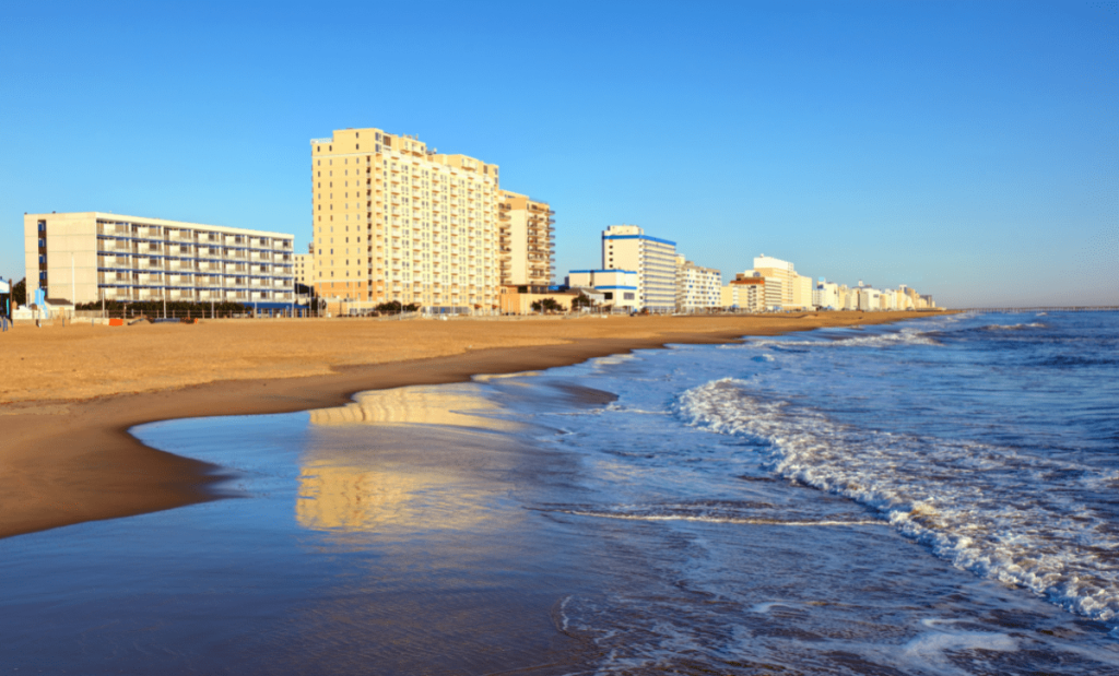 virginia estados unidos mapa