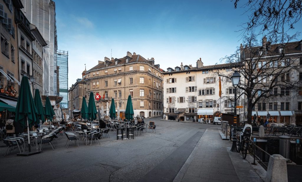 Place du Bourg de Fou em Genebra