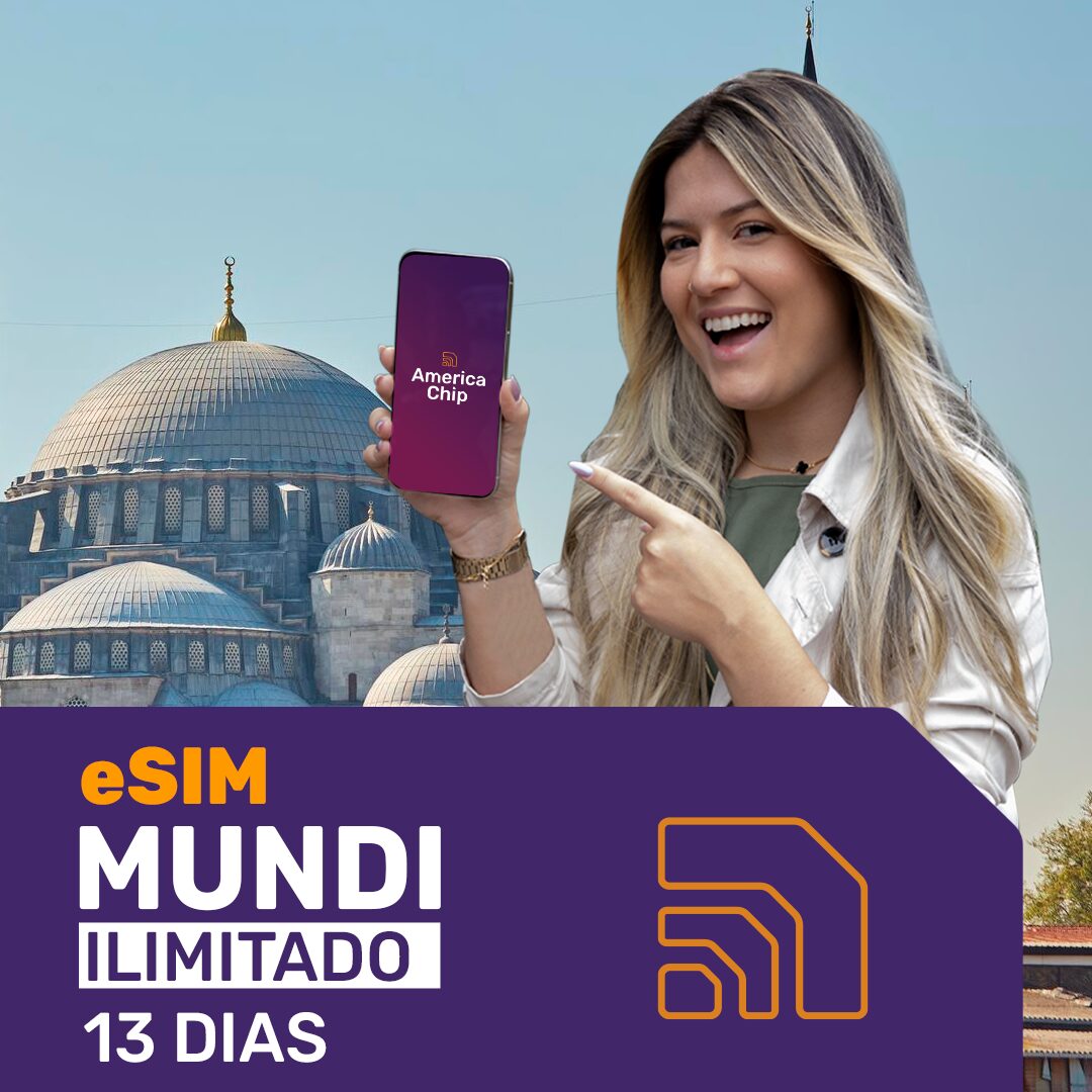 eSIM Mundi 5G Ilimitado - Período de 13 dias