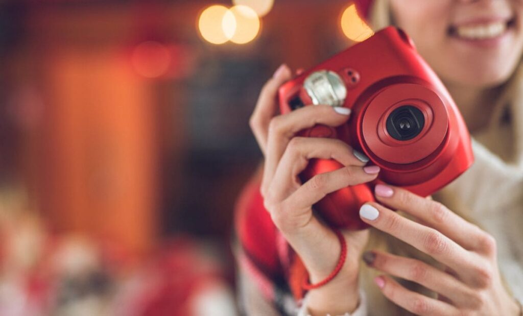 cámara polaroid antigua