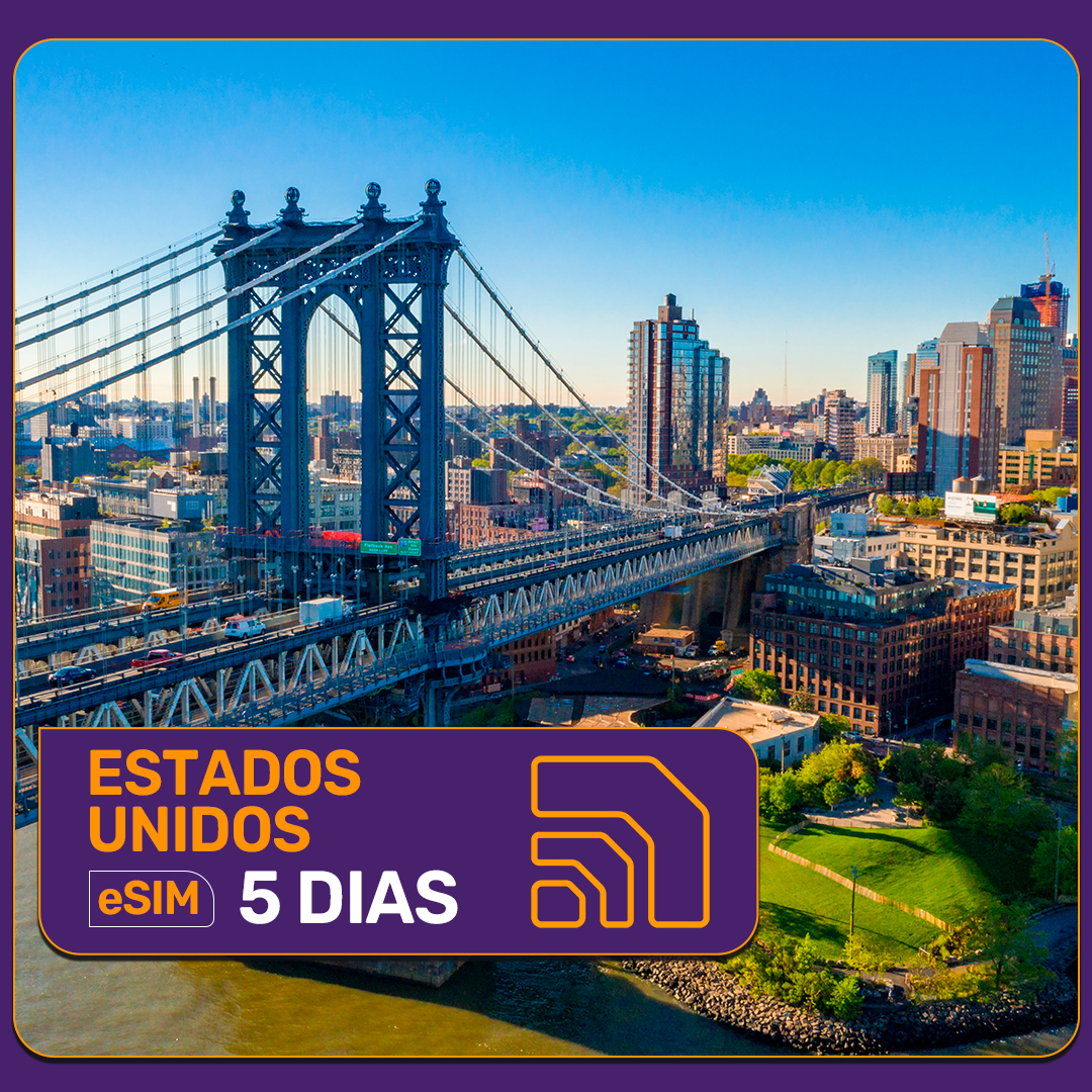 eSIM ESTADOS UNIDOS – 5 dias